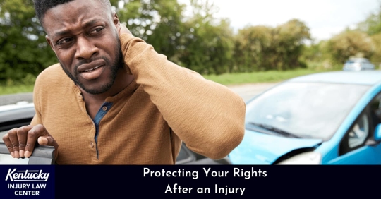 injured man after an accident